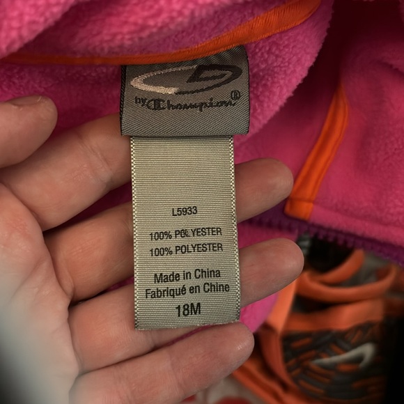 Champion Girls Zip-Up Fleece Jacket 18 months - Picture 4 of 4